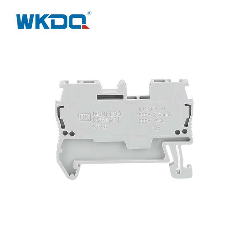 ST2.5 Terminal Block DIN Rail Spring Cage Clocks ST 2.5