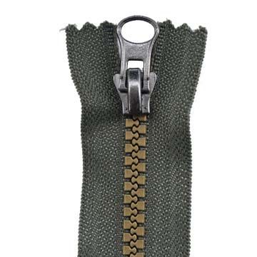 #5 Vislon zipper, 6" w/ polyester tape, close end, almond puller, suitable for all kinds of garments