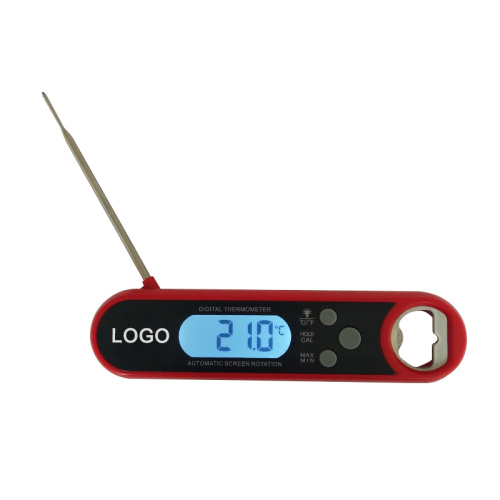 Ultrasnel aflezen Auto-rotatiescherm Opvouwbare sonde BBQ-thermometer