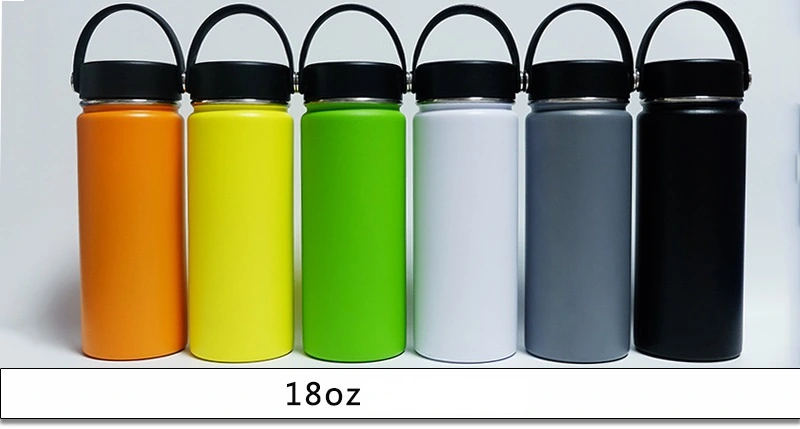 Wide Mouth Insulated Stainless Steel Vacuum Water Flask/ Bottle