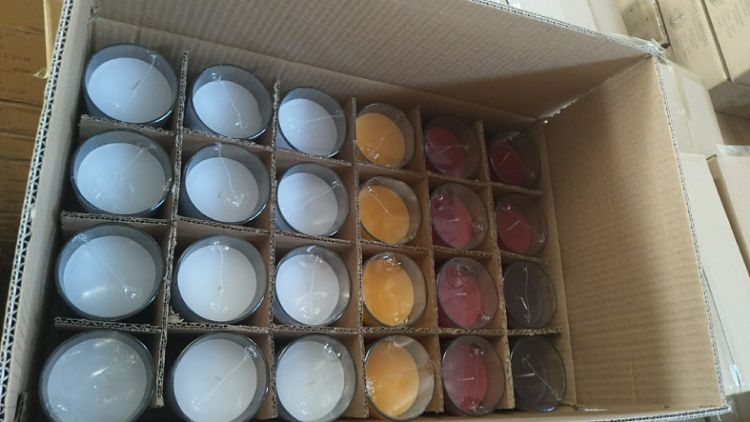 Glass Candle Packing