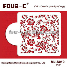 Chic Rose cake stencils cake stenciling high quality baking tools