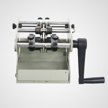 Hand operated resistor lead forming machine