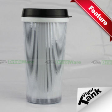 Insulated Double Walled Plastic Coffee Mug
