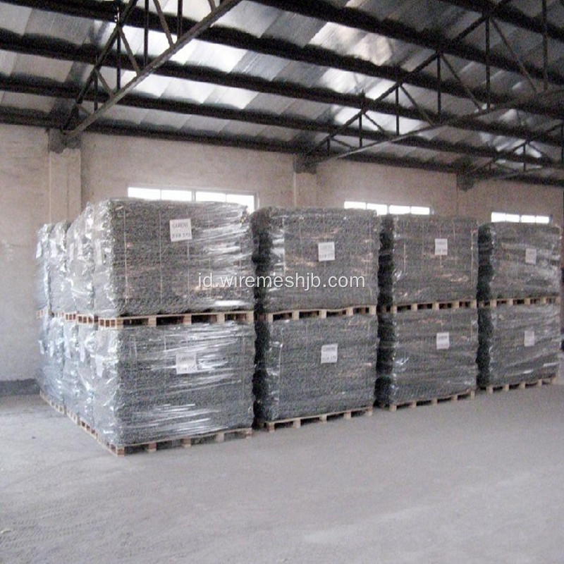 3,4 mm Galvanized Gabion Box untuk River Bank Project