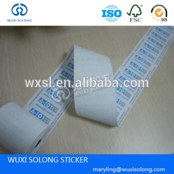 clothes store branded thermal paper rolls