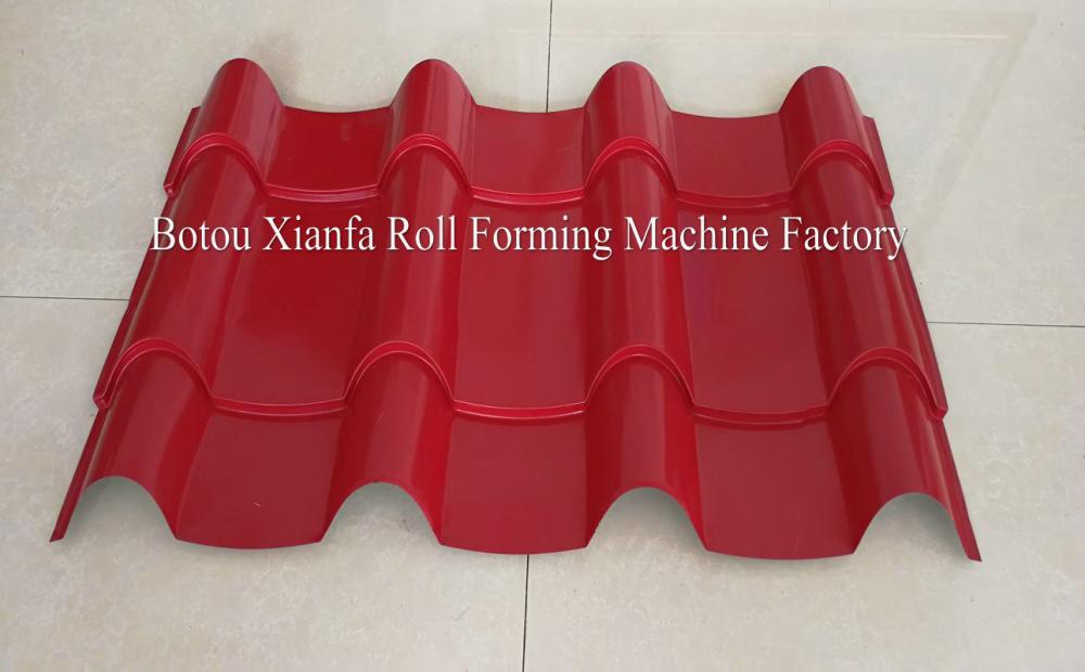 Steel Roof Tile Making Roll Forming Machine