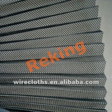 Plisse net window screen
