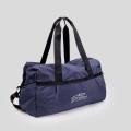 Bolsa de viagem de nylon cinza azul