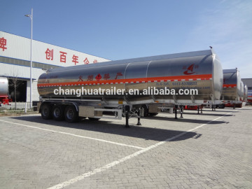 China 3 axle 52000L aluminum tanker semi traile