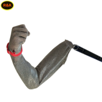 Five Fingers Shoulder-Length Ring Mesh Gloves