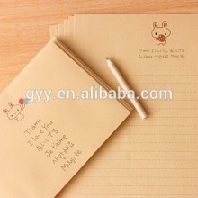 Brown Envelops and Letter Paper, Craft, Kraft Envelops and Letter Paper with Logo Printing