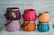 Weaving Wood Chip Basket