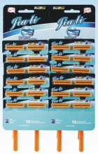 Disposable razor twin balde stainless blade shaving hanging card