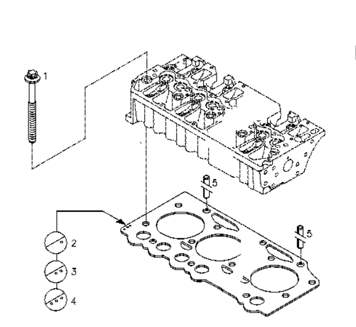 Deutz Spare Parts Cylinder Head Gasket For BFM1013 0420 1563