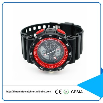 Multifunction dual display luminous electronic waterproof sports students watch