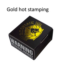 Custom Glossy Gold Square Soap Box