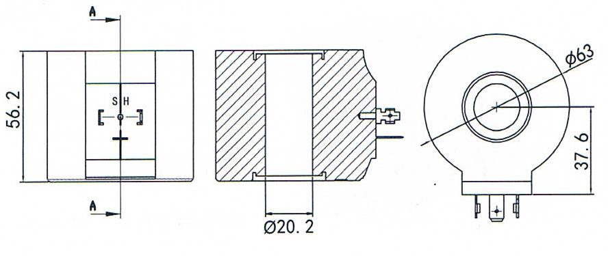 Dimension of BB20055502 Solenoid Coil: