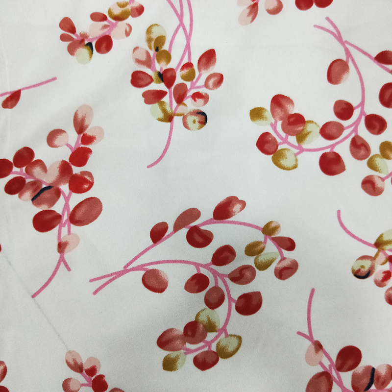 Custom 4-Wege-Stretchgewebte gedruckter Maschstoff Gewebe 97%Polyester 3%Spandex Atmungsfreie Stoff für Kleid