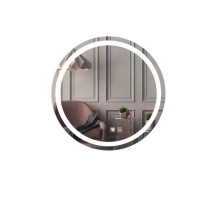 Bathroom LED Mirror Light, Round Makeup Mirror with Stainless Steel or Metal Frame