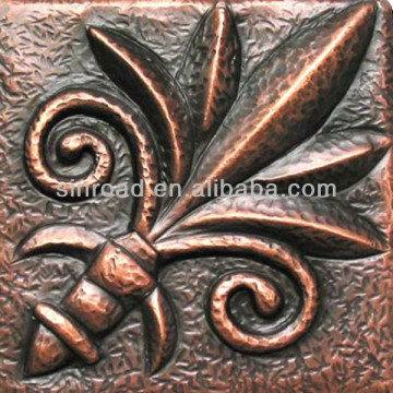 copper kitchen backsplash wall tile