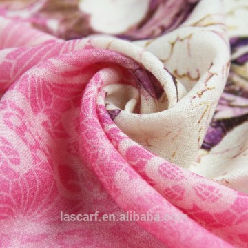 2015Fashion accessories winter peony pattern scarf shawl