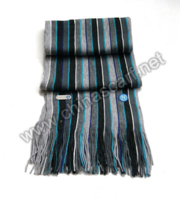 Ladies Pure Colour Warm Knitted Scarf