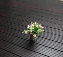 Deep Carbonized Waterproof Anti-Slipped Surface Solid Bamboo Outdoor Decking
