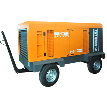 HGD110-8D 110kw portable screw air compressor