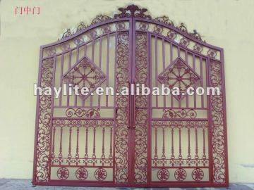 artistic iron gate