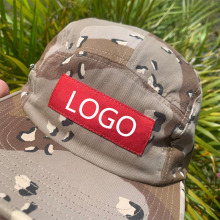 Custom Logo Unstructured 5 Panel Sports Running Duckbill Hat