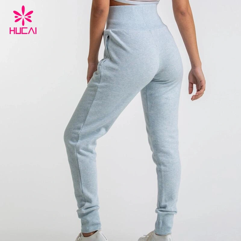 Women Custom Printing Plus Size High Waist Cotton Joggers