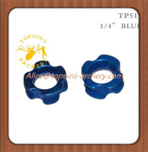 TP511 1/4" red Archery Peep Sight for compound bowhuntig