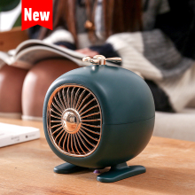 Portable 400W Mini Table Fan Heater for Camping