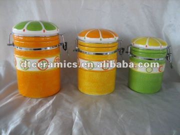 ceramic canister jar