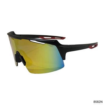Half Frame Mirror Lens Driving Sun Glasses