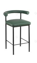 Kashmir full green lether bar stool
