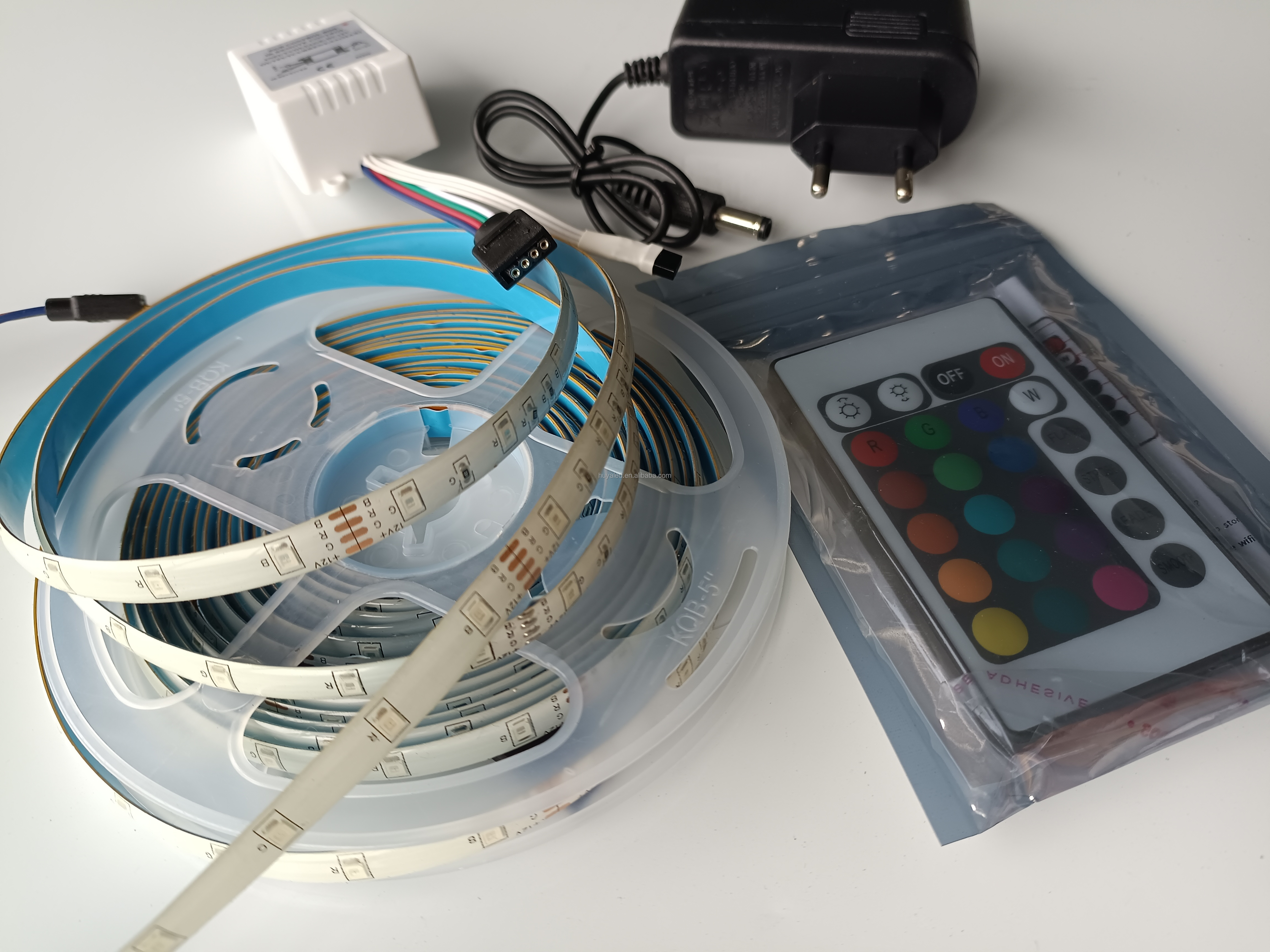wholesale   led strip full kit  SMD 2835  60 leds/m  room  decoration strip light 5m  rgb led strip kit  IR controller