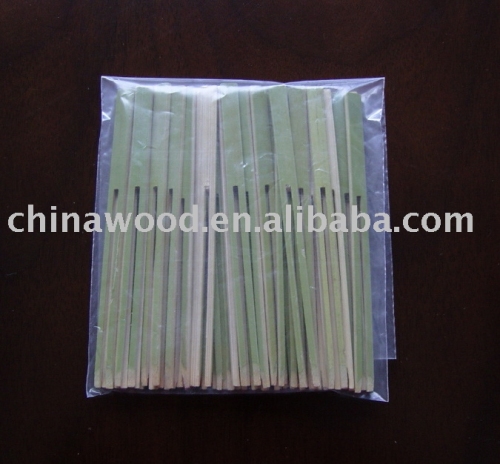 Natural bamboo skewer with double stick( YDBS11)