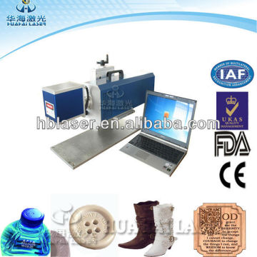 portable CO2 laser marking machine applied in nonmetal material