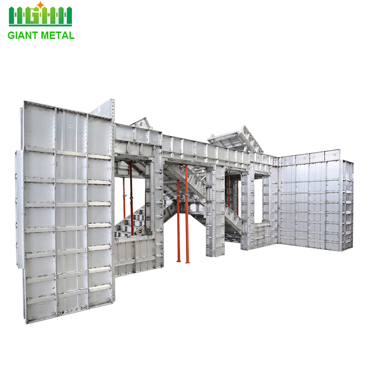 Concrete Fast Pouring 6061-T6 Aluminium Formwork System