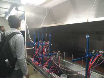 Line automatic painting line PU