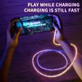 Waterproof RGB blinking Micro/Type-C/Lightening mobile cable