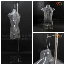 plastic plus size male torso mannequin