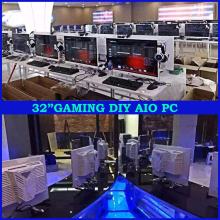 Parts in one pc,newest high quality OEM all in one pc with 32" monitor ,gaming desktop computer