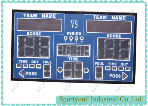 Ηλεκτρονικός πίνακας αποτελεσμάτων πολλαπλών αθλημάτων με ψηφιακές κάρτες πολλαπλών λειτουργιών led
