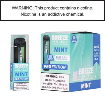 Breeze Pro Disposable - 5% Content 2000 Puffs