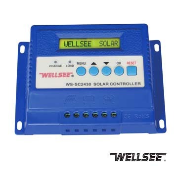 WELLSEE  solar system controller  WS-SC2430 three stage charge and discharge solar regulator solar battery charge controller