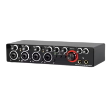 Professional 24-bit 192kHz 4-Channel Audio Interface: USB Sound Card for Live Recording and Solo Performances