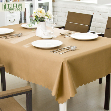 Oriental Polyester Waterproof Paper Printed Disposable Tablecloth